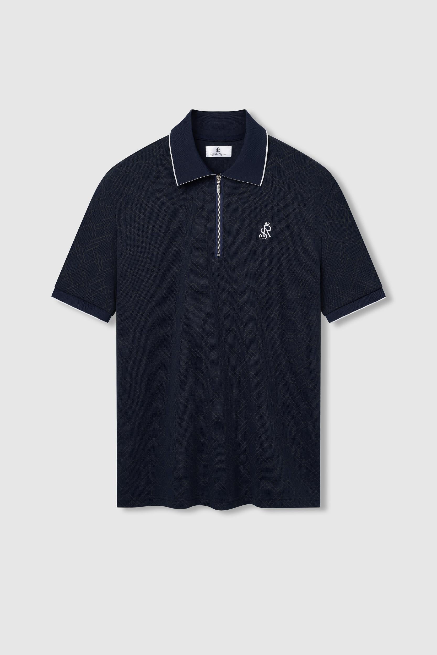 SR DARK BLUE POLO – Serpentes Regnum