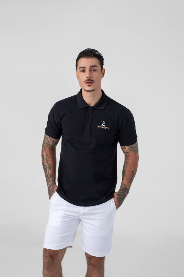 SR BLACK POLO