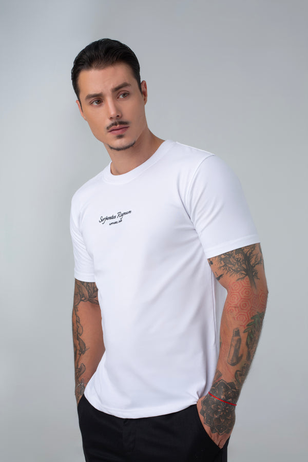 SR WHITE TEE