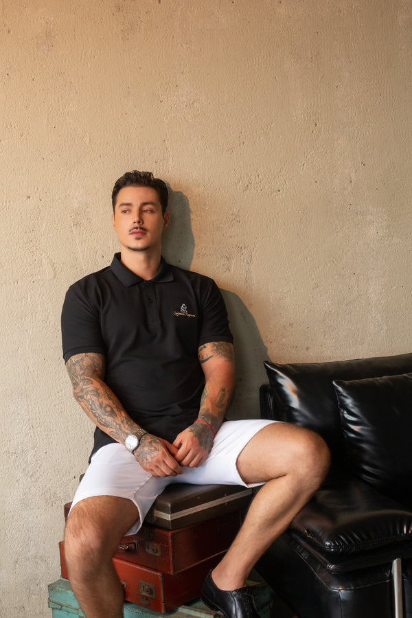 SR BLACK POLO
